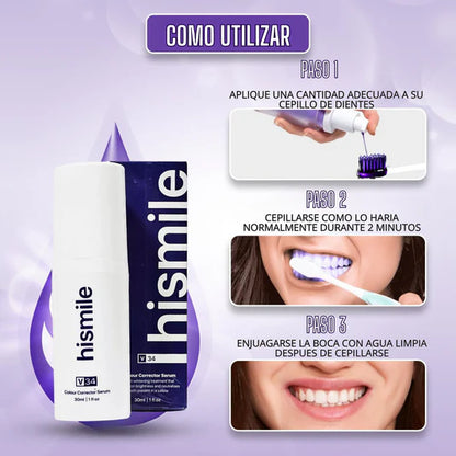 Hismile Blanqueador Dental Eliminador De Manchas